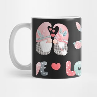 valentine gnome pattern Mug